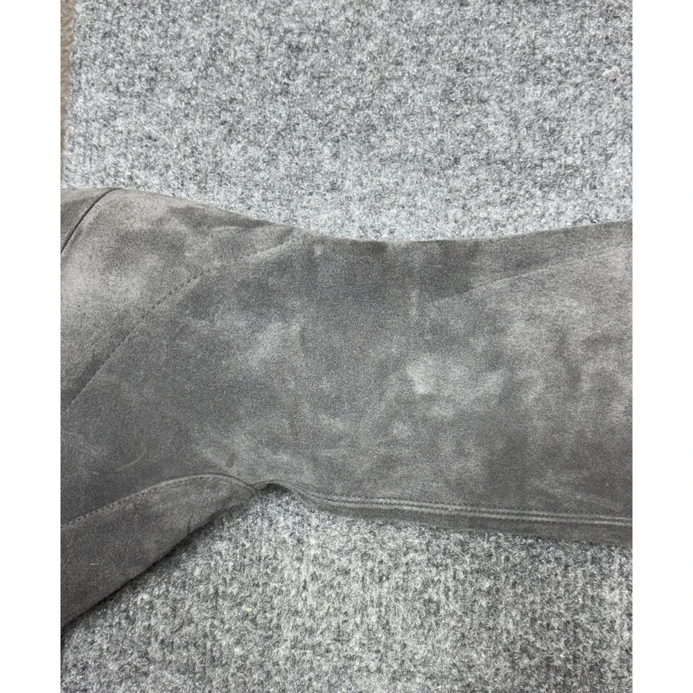 Stuart Weitzman Tieland Over The Knee Boot Womens Size 8.5 M Gray Smoke $950